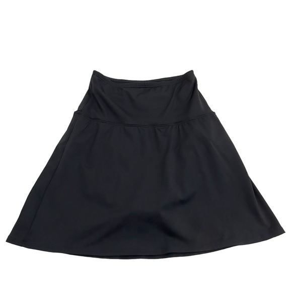 Lands’ End High Waist Tummy Control Swim Skirt Navy Blue Size 4 - Picture 5 of 11